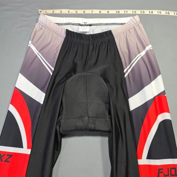 FJQXZ Cycling Gear Padded Pants Full Zip Jacket Set Men XL Black White Race Suit - Picture 16 of 16